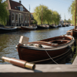 Een boot voor op het water
